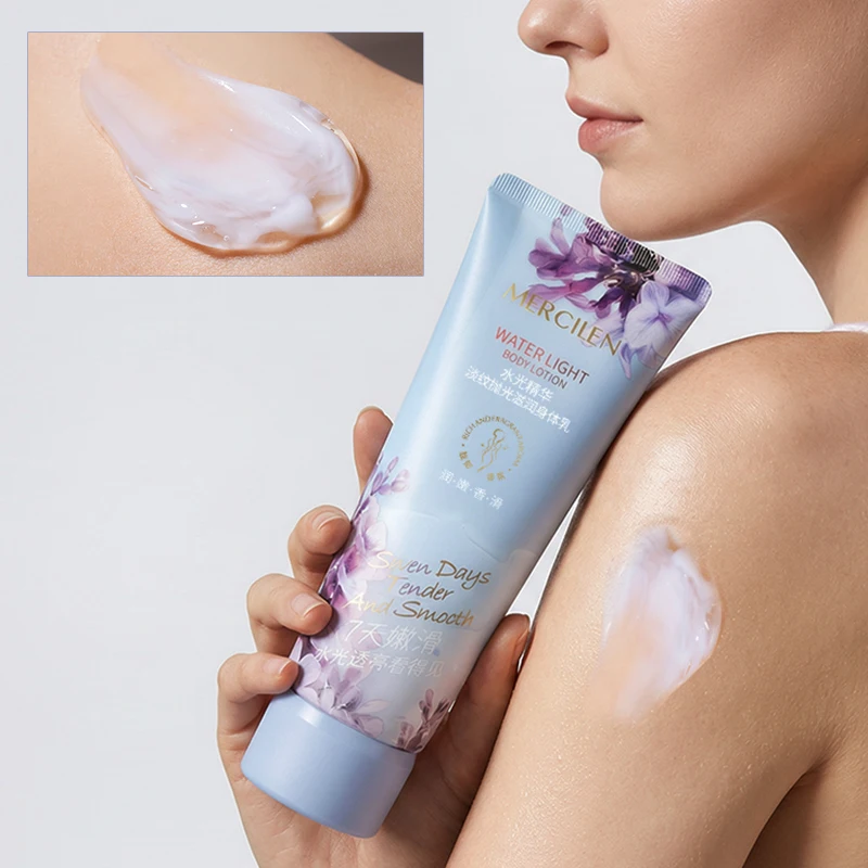 Mercilen Water Glow Essence Anti-Wrinkle Polishing Body Lotion, Deeply Moisturizes Dry Skin, Absorbs Quickly, Makes Skin Radiant and Charming, While Also Nourishing and Moisturizing, with a Fragrance, Suitable for All Skin Types, Nourishing Skin Body Cream.