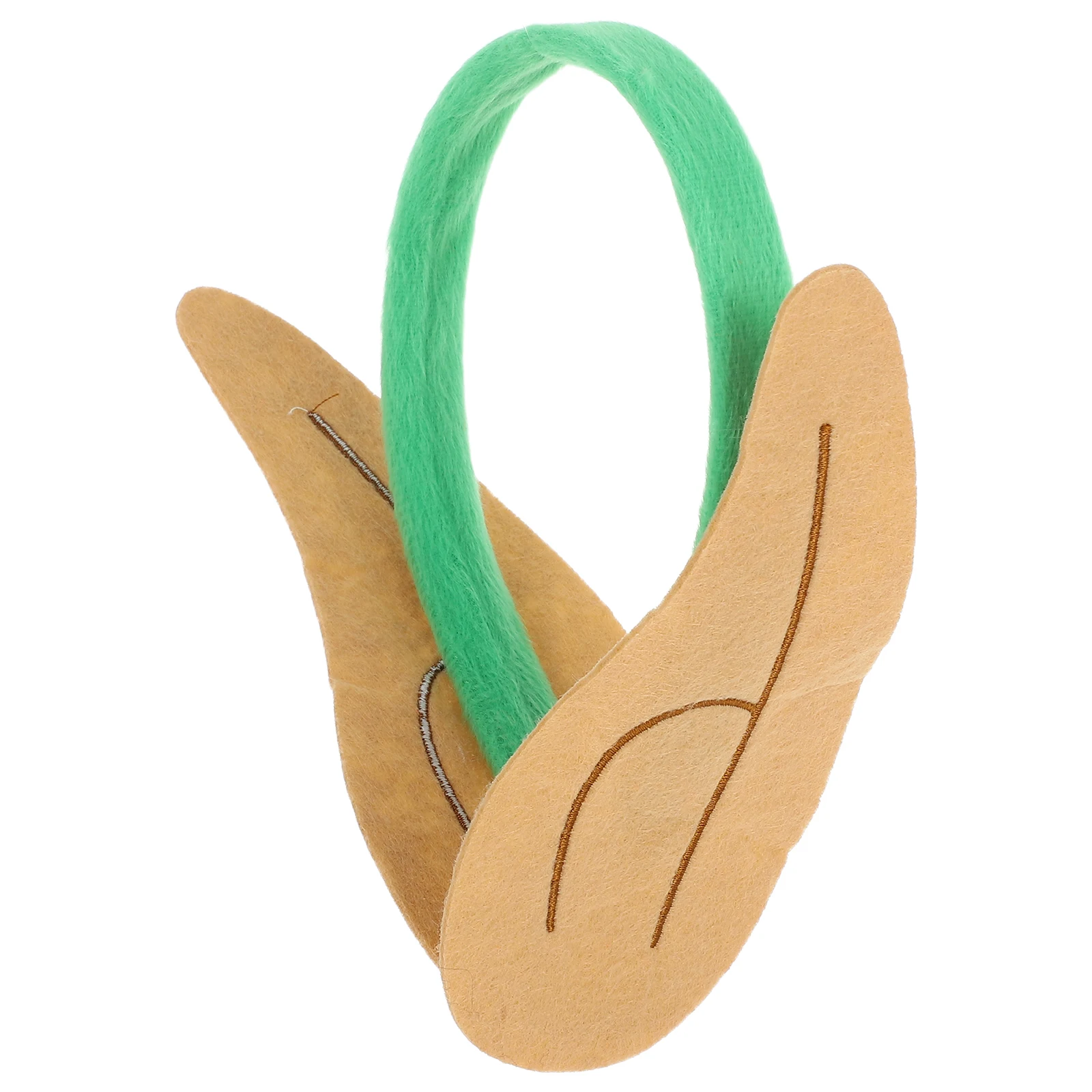 

Children Green Headband Kids Hair Accessories Lightweight Comfortable Adjustable Size Elf Ears Costume Party Decoration Durable