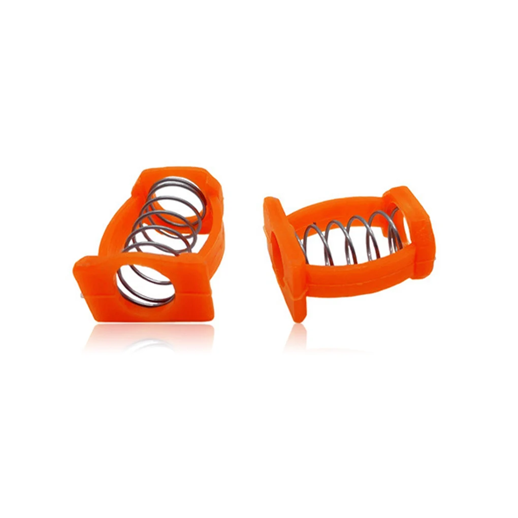 Pack of 2 C Buckle Parallelizer Spring Plastic Folding Bicycle Spare Parts Riding Tools Repair Buckles Supplies