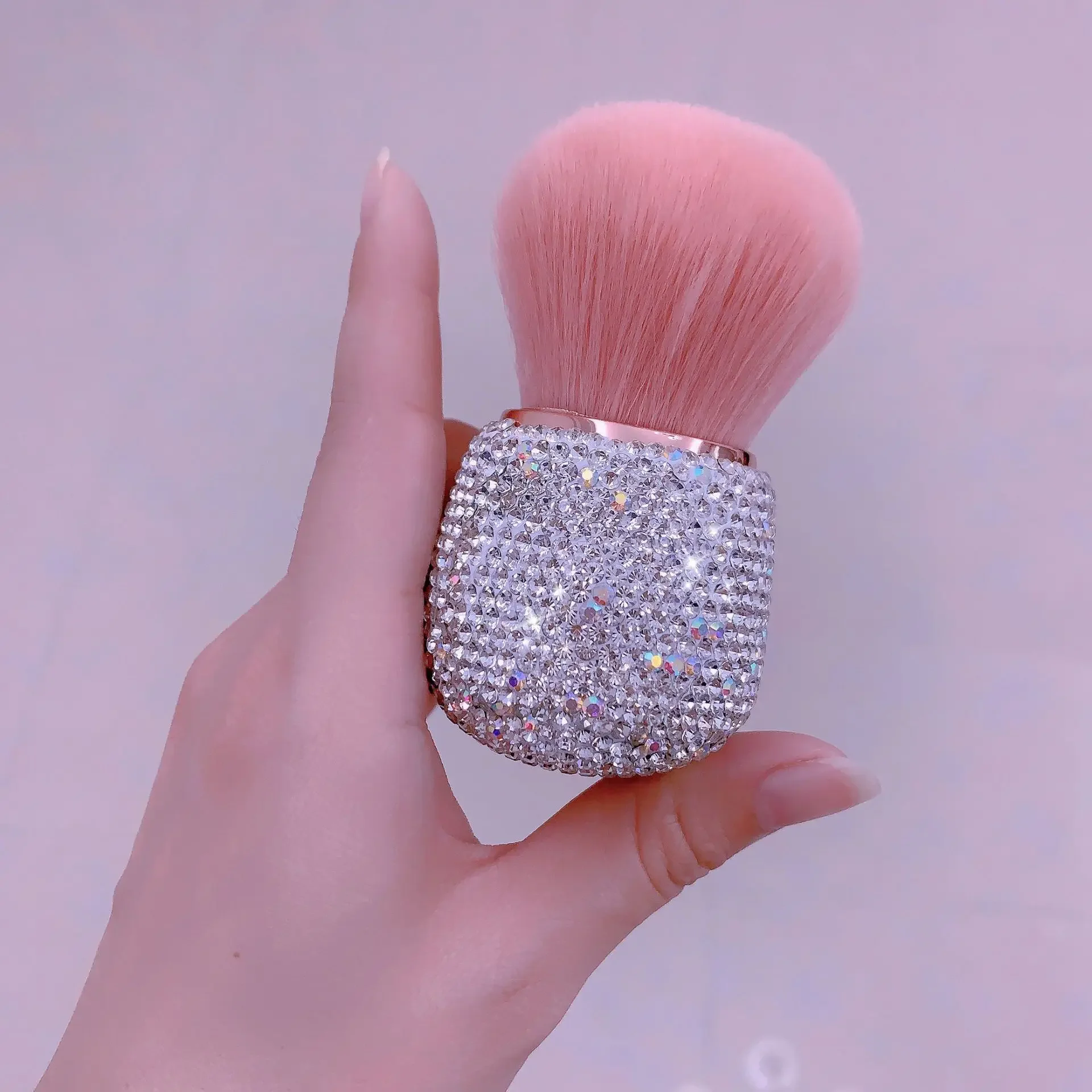 Sparkling Diamond Makeup Brushes Large Size Loose Powder Brush Blush Brush Head Blush Soft Hair Multi Functional Make Up Brushes