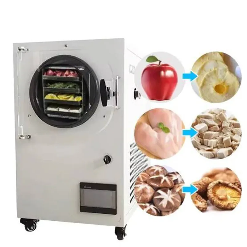 

Коммерческая машина для замораживания пищевых продуктов для фруктов, мяса, кофе, сертифицированная CE и энергосберегающая сублимационная машина для пищевых продуктов