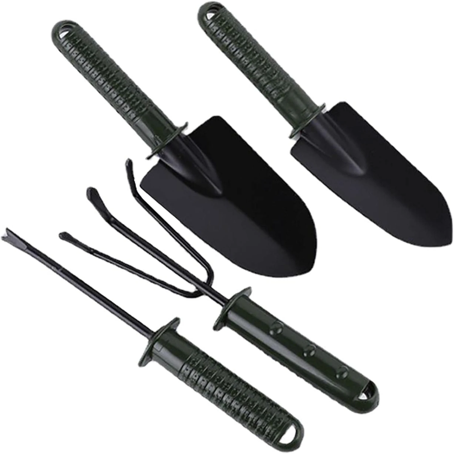 Perfect Christmas Gardening Gifts  High-Quality 4 Piece Stainless Steel Garden Tool Set Including Hand Trowel, Spade, Shovel, Cu