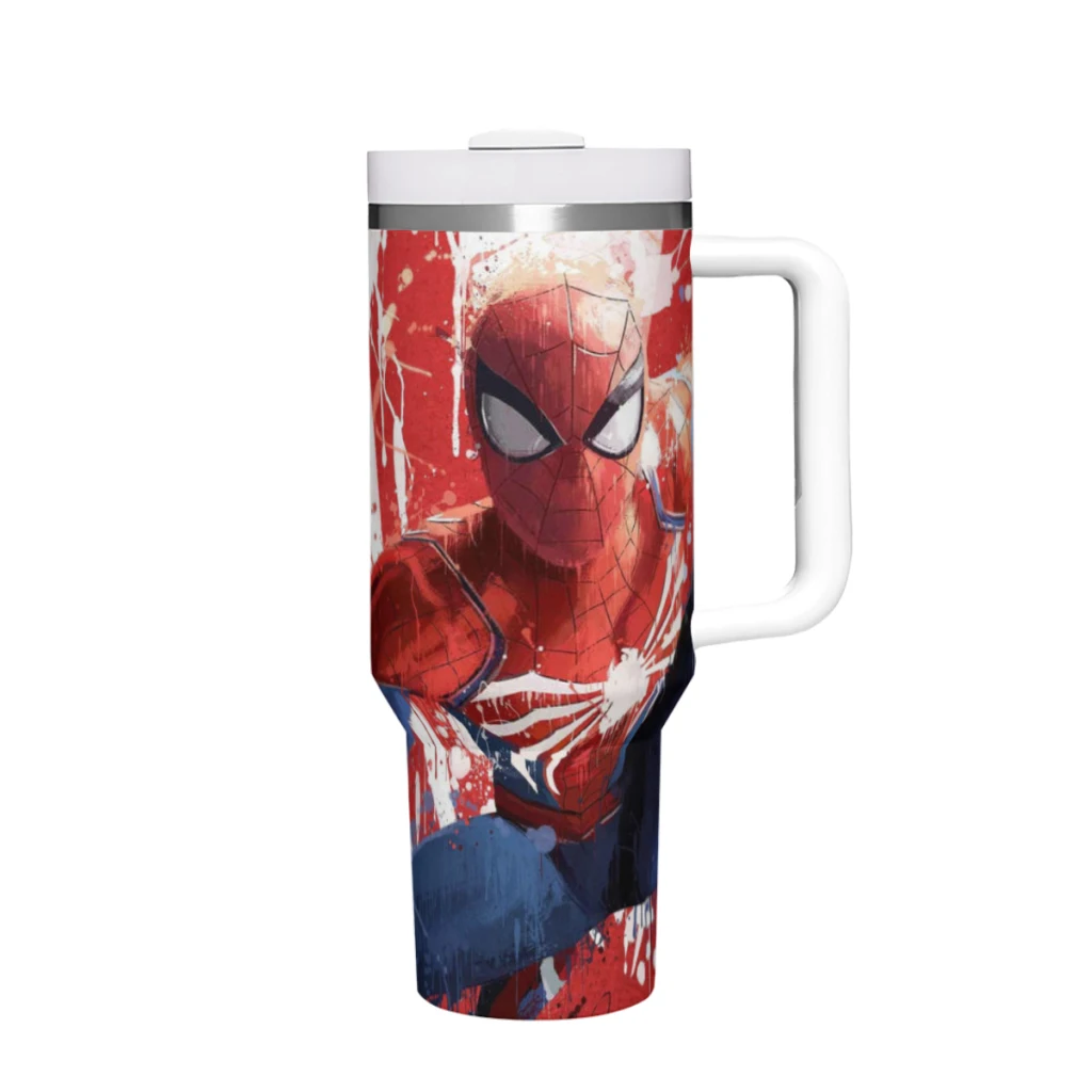 

Car Travel Mugs Spider Man Spider Man Stainless Steel 304 Tumbler Water Bottle 40oz/1200ml