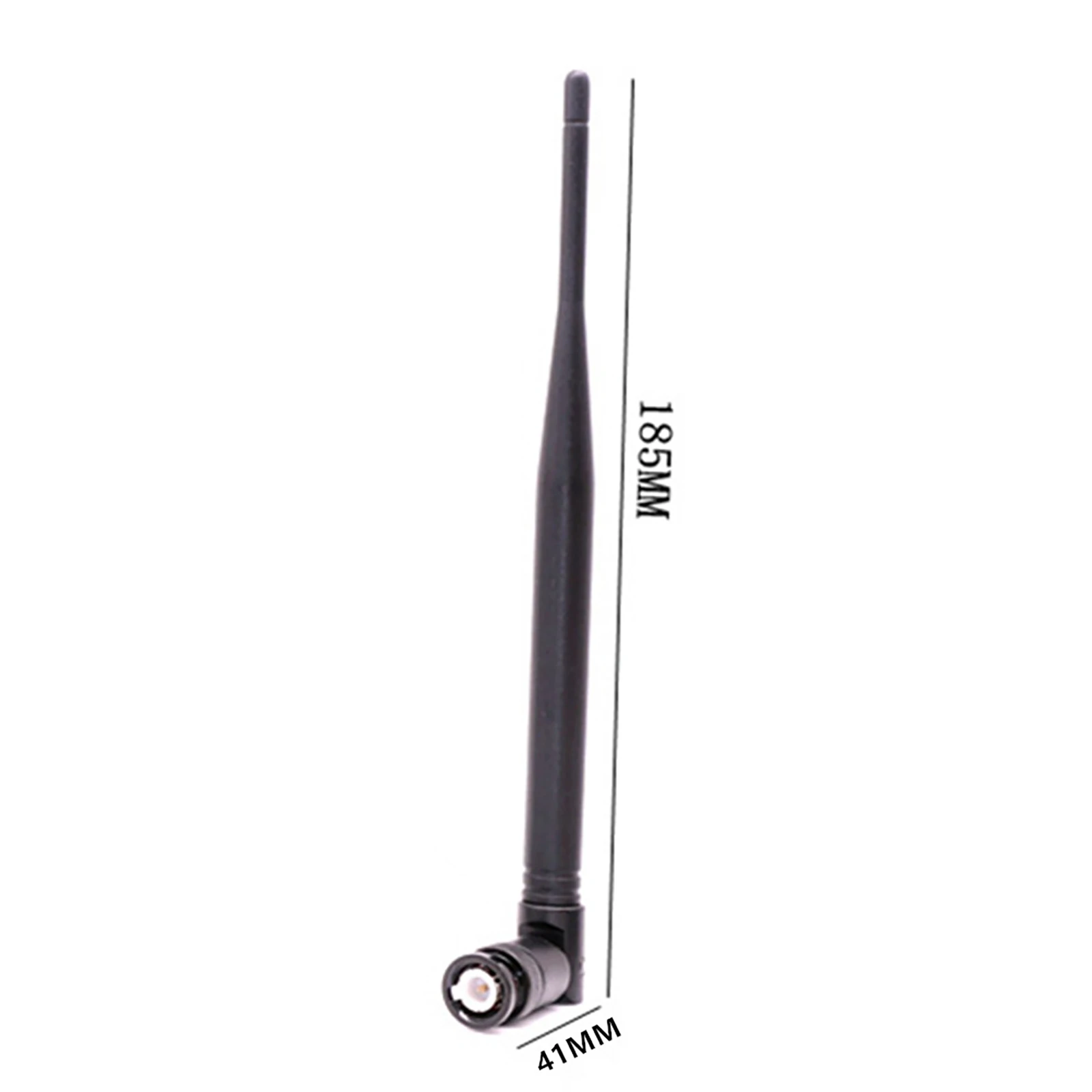 2 buah/lot antena penerima mikrofon nirkabel 215mm antena pria BNC UHF 500MHz-900MHz 3dBi antena multi-arah hitam