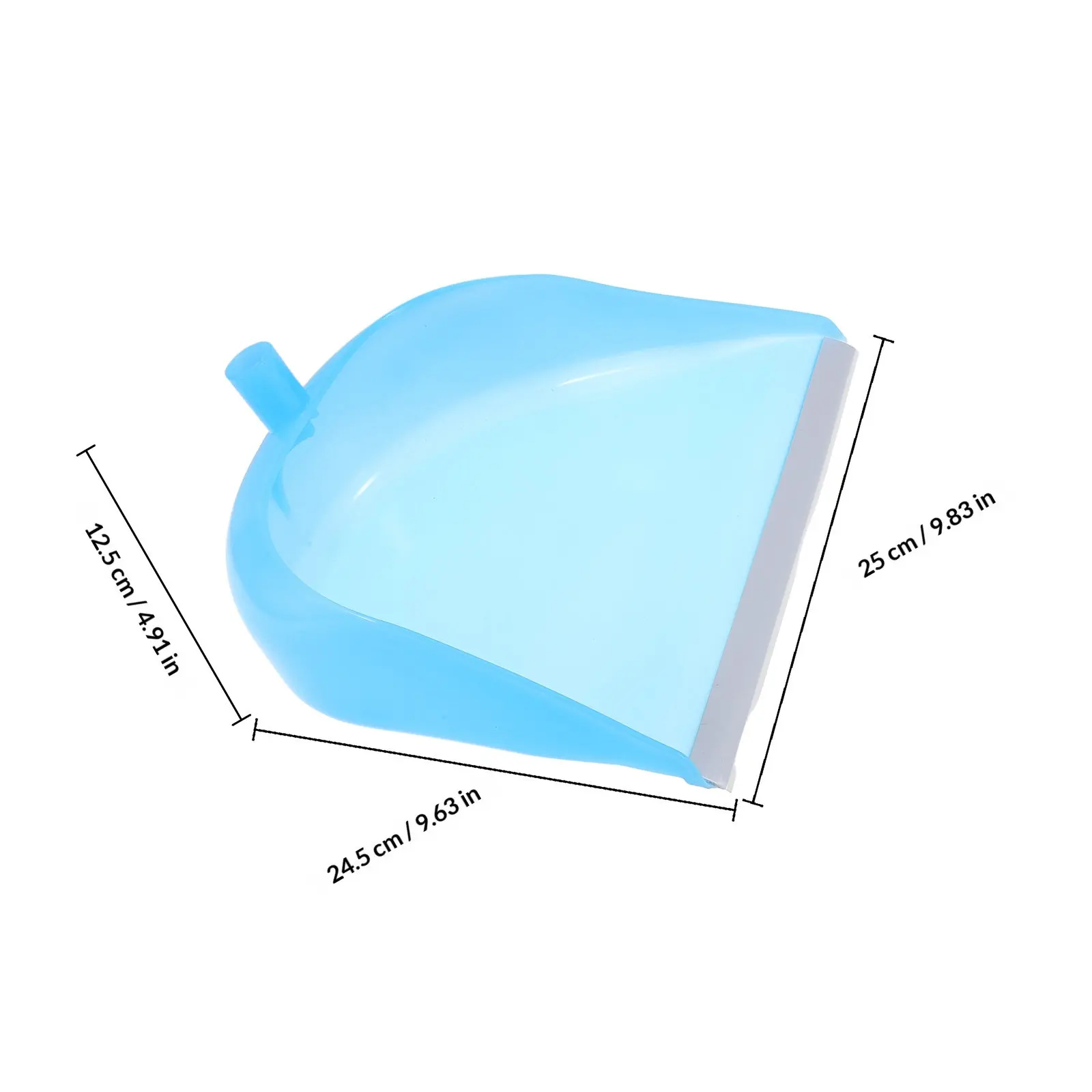 2Pcs Mini Dustpan Set Heavy Duty Thickened Plastic Dust Pan for Easy Grip Compact Size for Home Office Cleaning