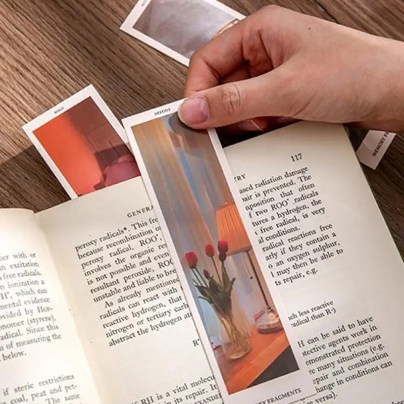 MR.กระดาษ 4 แบบ 30 ชิ้น/ถุง INS สไตล์ WARM Series Creative บัญชีมือ DIY Decor บุ๊คมาร์คเครื่องเขียนอุปกรณ์สํานักงานนักเรียน