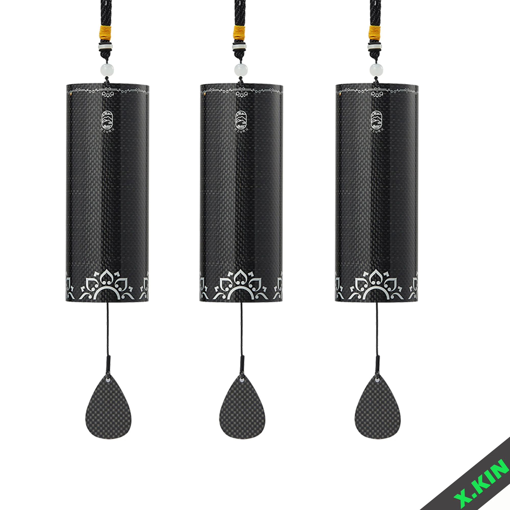 Windbell C g Am Dm Chord Carbon Fiber Wind Chime 8 Tone Rods Wind Chimes Zen Meditation Craft Home Garden Patio Ornaments