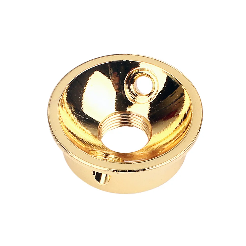 2pcs Guitar Jack Plate Metal 6.35Mm Metric Threaded For 22Mm Hole Guitar Parts Accessories Instrument Components