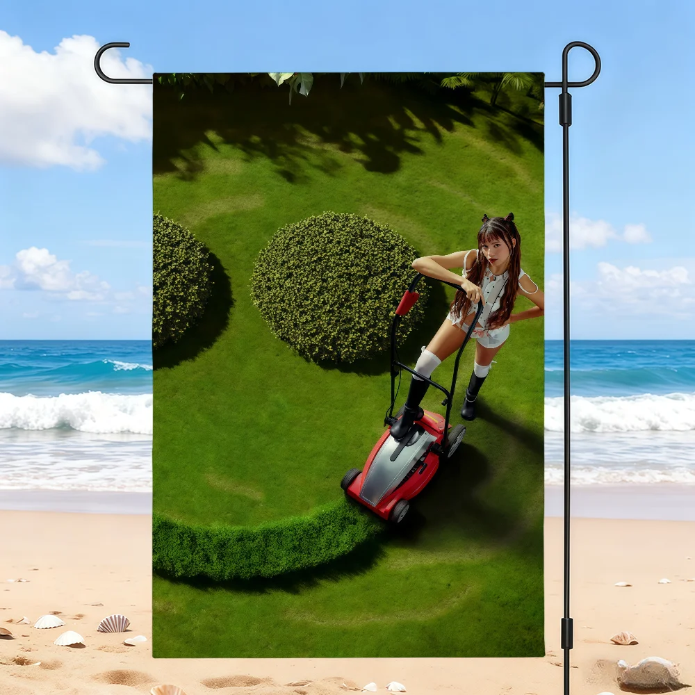 N-Nina Chuba Ich lieb mich العلم الديكور في الهواء الطلق الفن شنقا مضحك المرآب بار جدار لافتة الحفلات #1