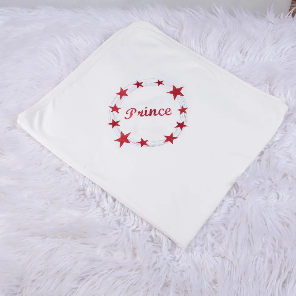 Comfortable Quality 100% Cotton Fabric Knitted Wholesale Custom New Design Portable Babies For Blankets Newborn Baby Blanketwhol