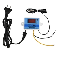 110-220V/1500W XH-W3002 Controller Computerized Digital Temperature Control Switch Intelligent Controller +US Plug