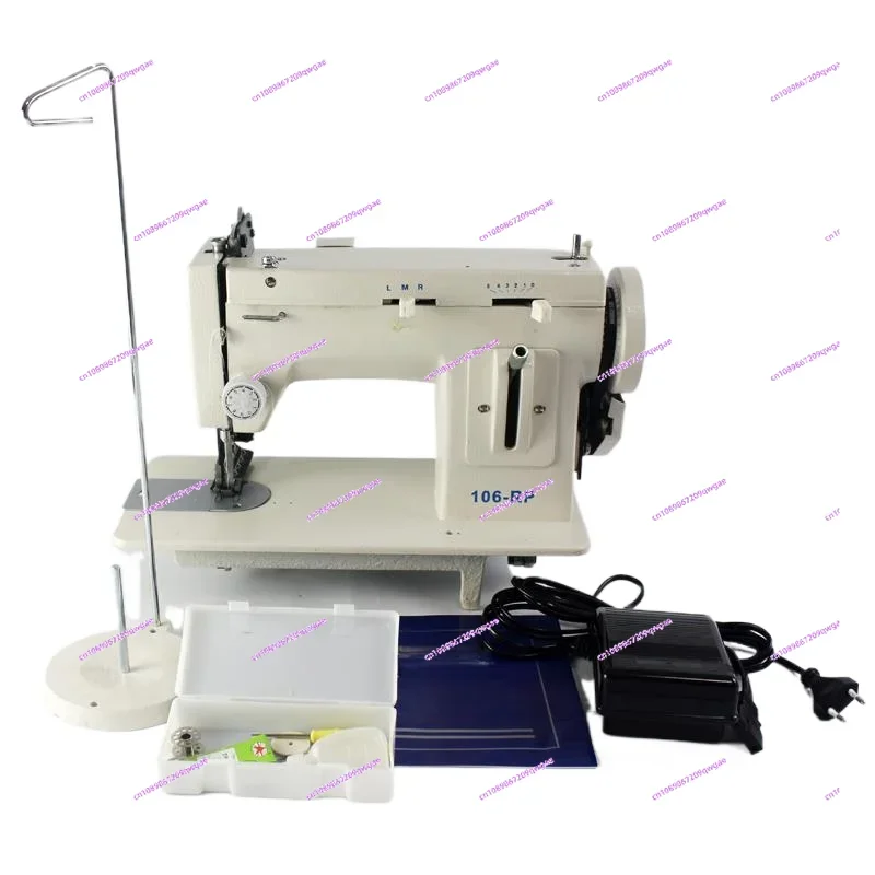 Electric Sewing Machine Portable Walking Foot Zigzag Stitch Arm Leather