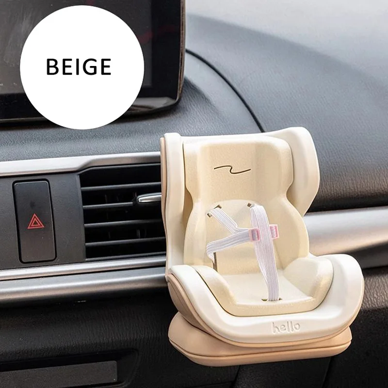 

Car Doll Safety Seat For 17cm Dolls Cartoon Chair Model For Car Seat Outlet Decor For Doll Car Interior Styling Exit Decoration