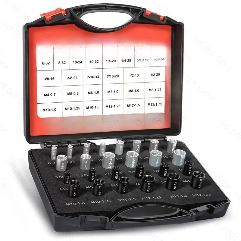 2026 New Nut and Screw Thread Checker, Gongzi Gauge, Metric and British 52-piece Set