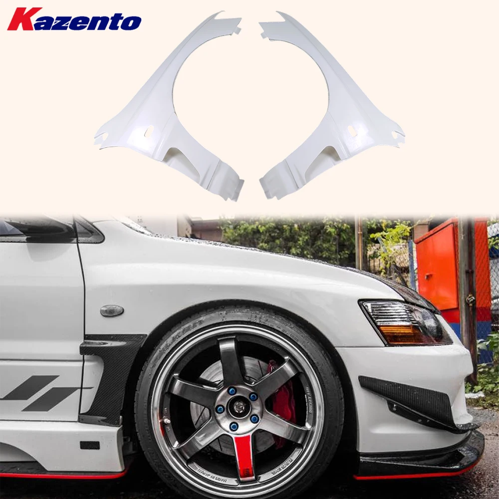 

Для Mitsubishi Evolution EVO 8 9 VRS стиль переднее вентилируемое крыло из стекловолокна пара