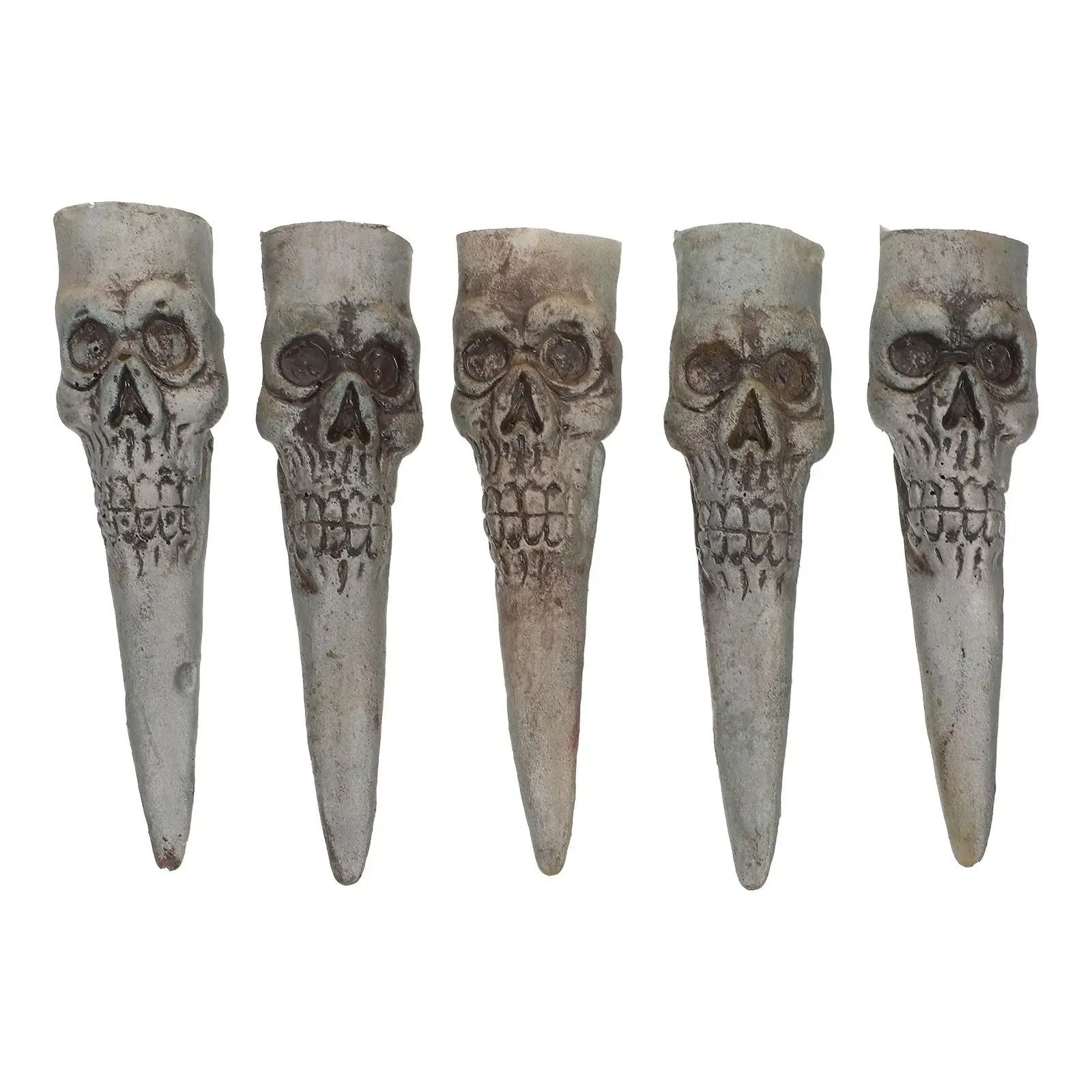 プラスチック付け爪怖いゾンビ指ハロウィン仮装パーティーの小道具ハンドパペット偽魔女の爪コスプレおもちゃ