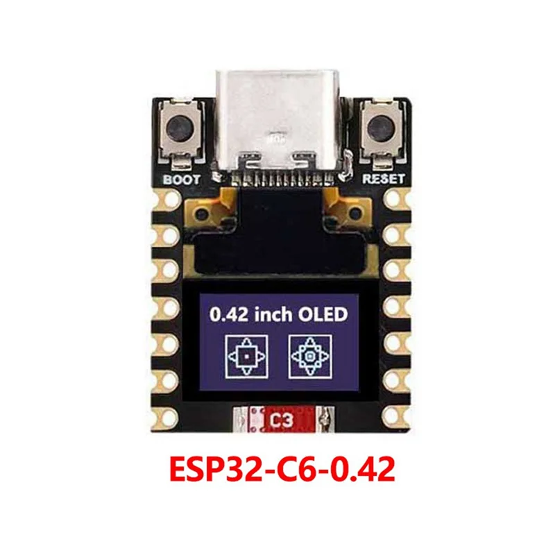 MINI carte de développement FULL-ESP32-C6, prise en charge Wifi 2.4Ghz et Bluetooth RISC-V, faible consommation