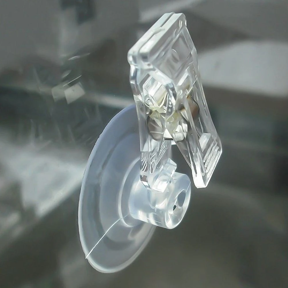 1/5pcs Suction Cup Clip Wall Suction Cup Clip Plastic Multifunctional Clip, Suitable for Bedroom, Kitchen, Bathroom Clip