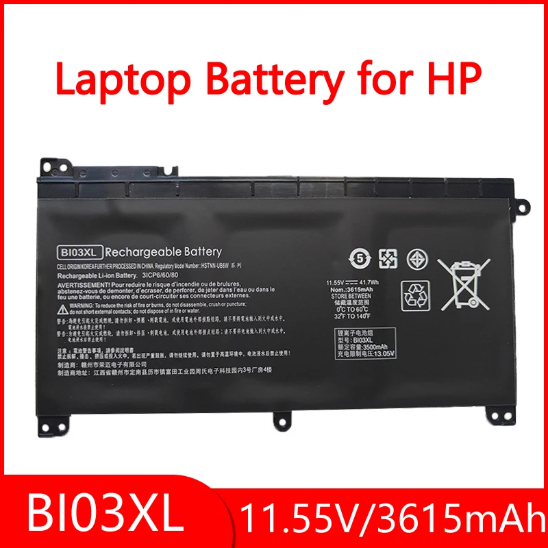 

BI03XL ON03XL Laptop Battery for HP Elitebook X360 1030 G2 Series HSTNN-IB7O IB70 HSN-I04C 863167-171 863167-1B1