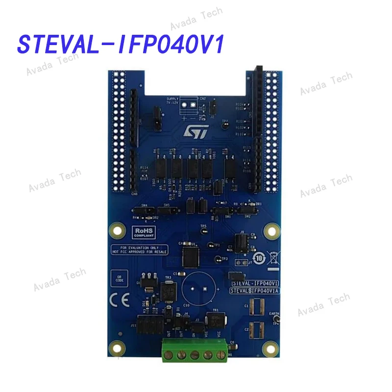 

Avada Tech STEVAL-IFP040V1 Industrial digital output expansion board based on IPS1025HF