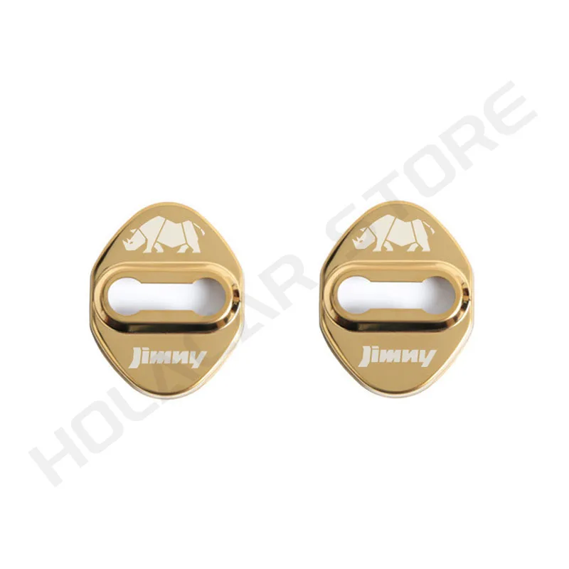 2 قطعة غطاء قفل باب السيارة حماية الملحقات لسوزوكي جيمي JB64 JB74 JC74 2019 2020 2021 2024 2025 3 باب و 5 أبواب #5