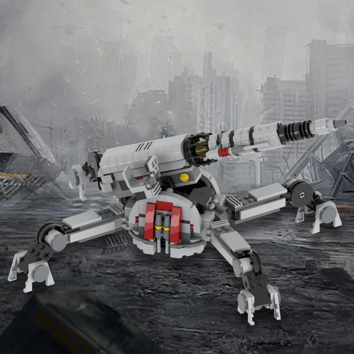 451PCS MOC Anti-Armor Cannon Military Series Wars DIY Educational Toys For Child Building Blocks Movie Christmas Gifts view 5