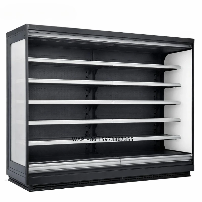 

Supermarket Refrigerated Upright Multideck Open Display Chiller Fridge Cooler Refrigerator for Vegetables