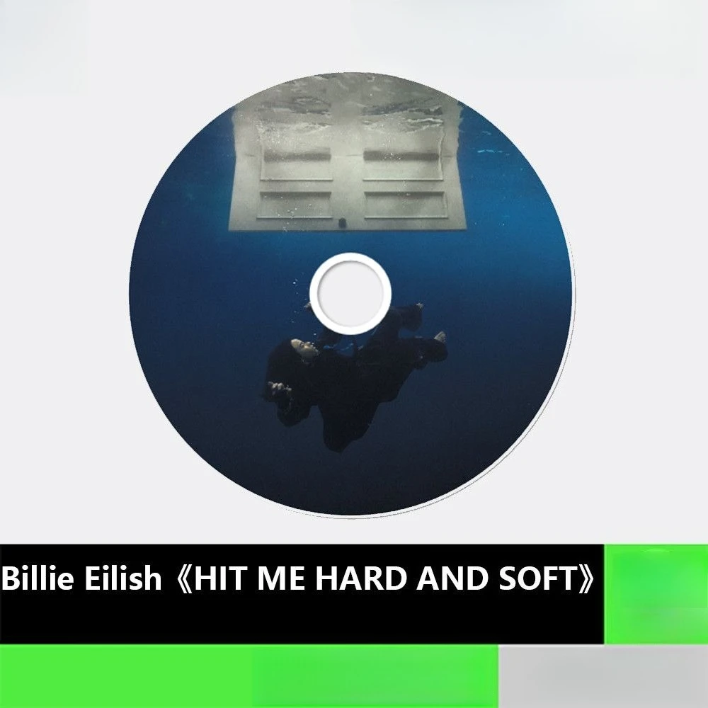 Billie Eilish CD | HIT ME HARD AND SOFT Album | Lossless High Fidelity Audio | Custom Burned Car Pop Music Disc for  Listening
