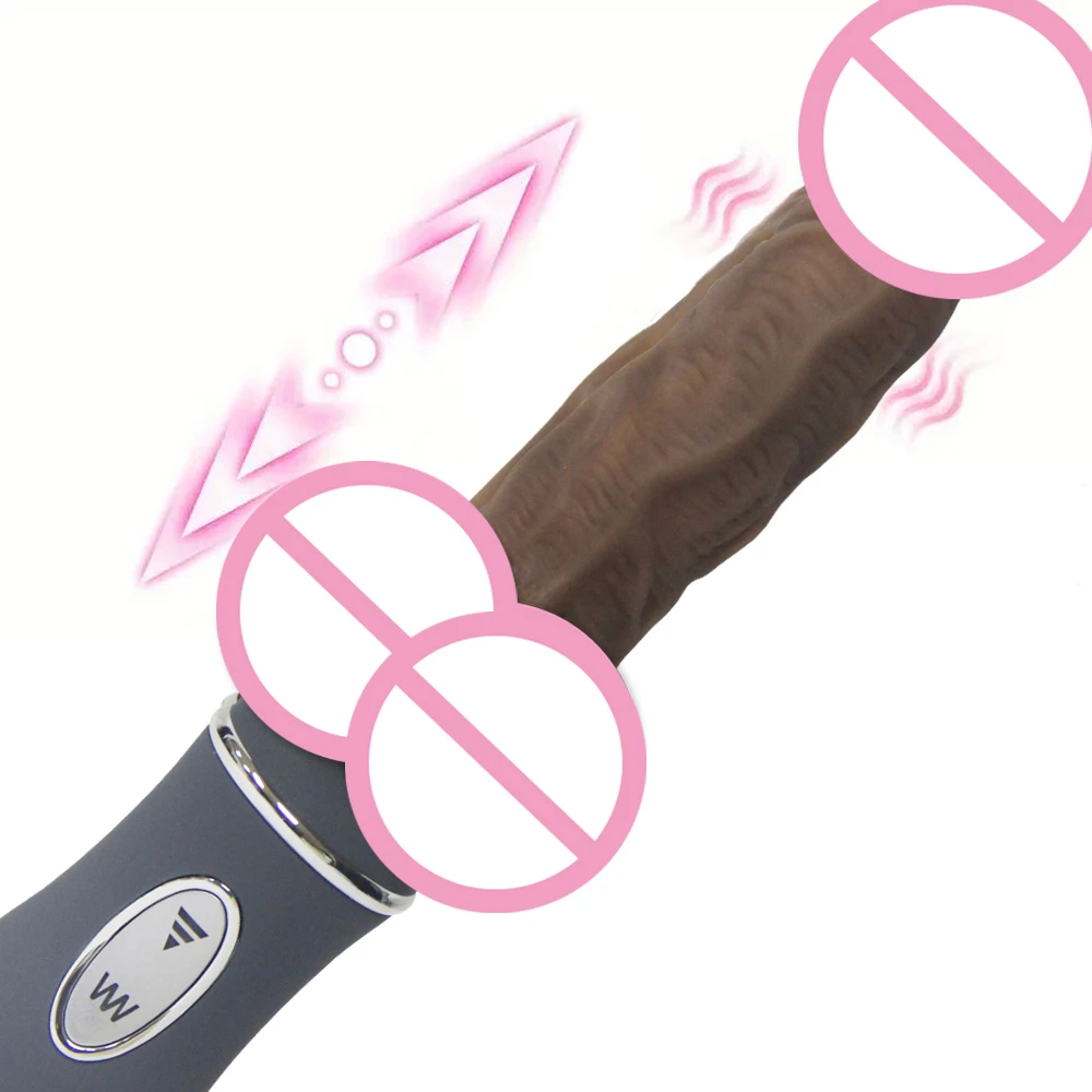 1PC Thrusting Realistic Dildo Vibrator Vagina G Spot Vibrating Dildos Machine Clit Anal Stimulator Sex Toys for Women Men Couple