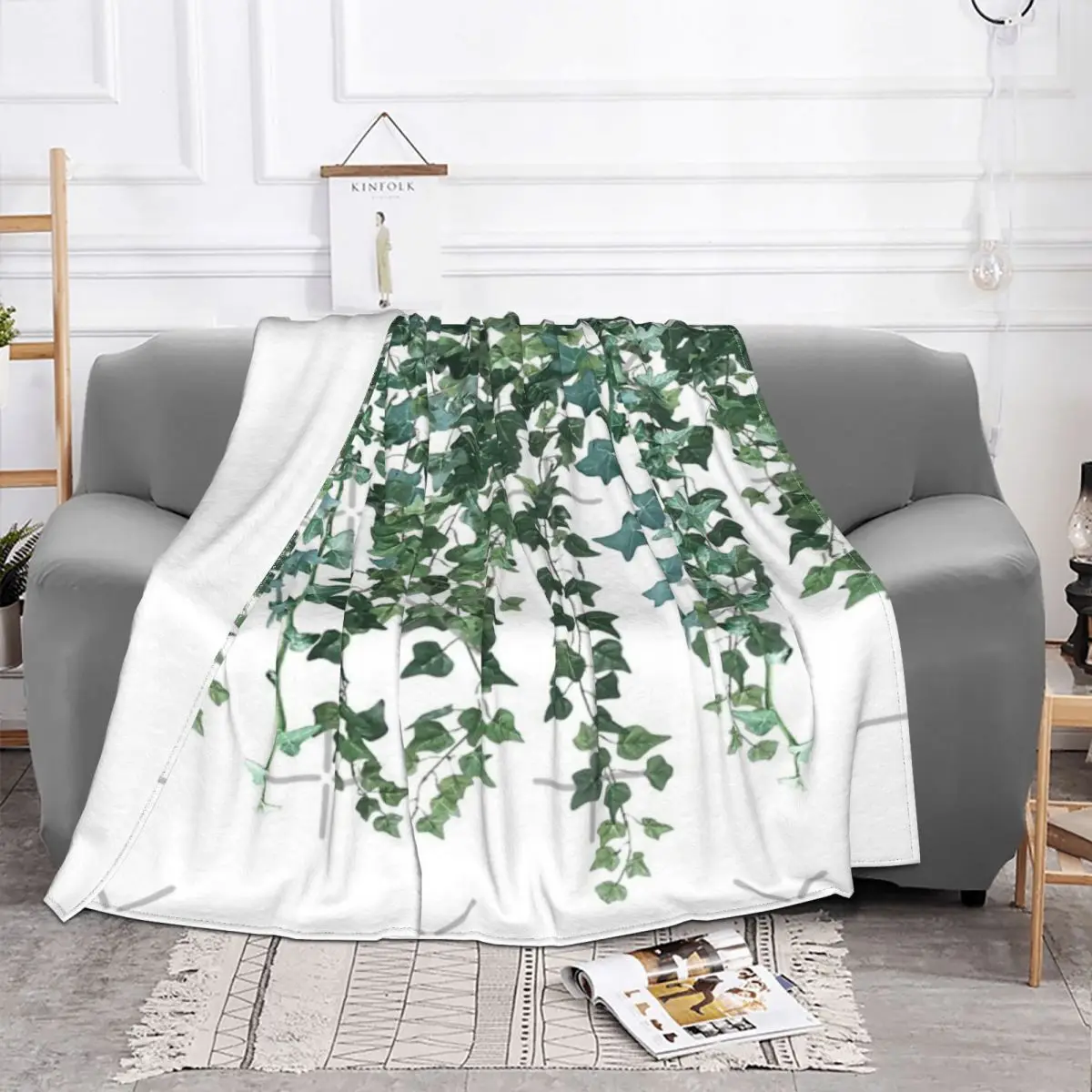 Ivy Hanging Vines Quilt Blankets Couple Blankets Home And Decoration Throw Blanket