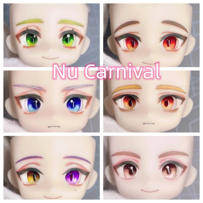 

Ob11 Face Nu Carnival Handmade Open Eyes Edmond Eiden Quincy Kuya Yakumo Olivenie Faceplate Doll Accessories