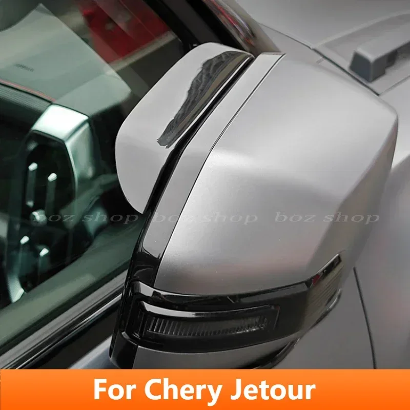 For Chery Jetour Traveler Shanhai T2 Accessories  for Decoration Refitting of Rain-eyebrow Reversing Mirror Rain-shield Rearview