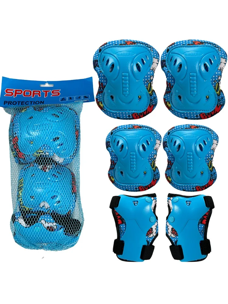 AliExpress Tcare 6 in 1 Protective Gear Set, Include Knee Pads Wrist Guards Elbow Pads, Skating Cycling Bike Rollerblading Scooter Inline Skating