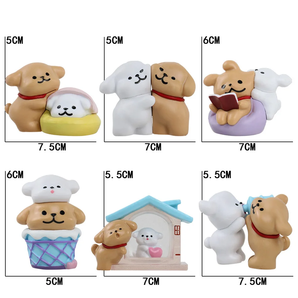 جديد 2G خط الكلب صندوق أعمى الكرتون الإبداعية صندوق الغموض دمية اليدوية الراتنج قلادة عيد الأطفال الديكور بالجملة