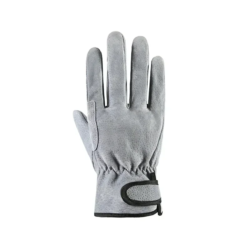 Guantes de cuero para mascotas, protección de seguridad para trabajo, soldadura, jardín, deportes, conductor de motocicleta, resistentes al