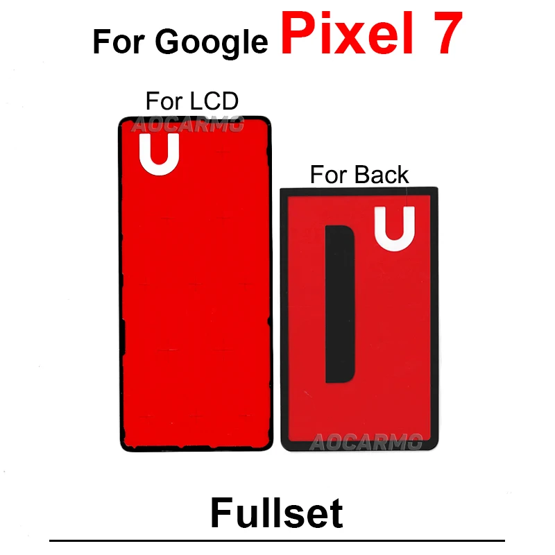 1Pcs For Google Pixel 7 Pro 7A 7Pro Rear Back Sticker And LCD Screen Display Adhesive Front Tape Glue