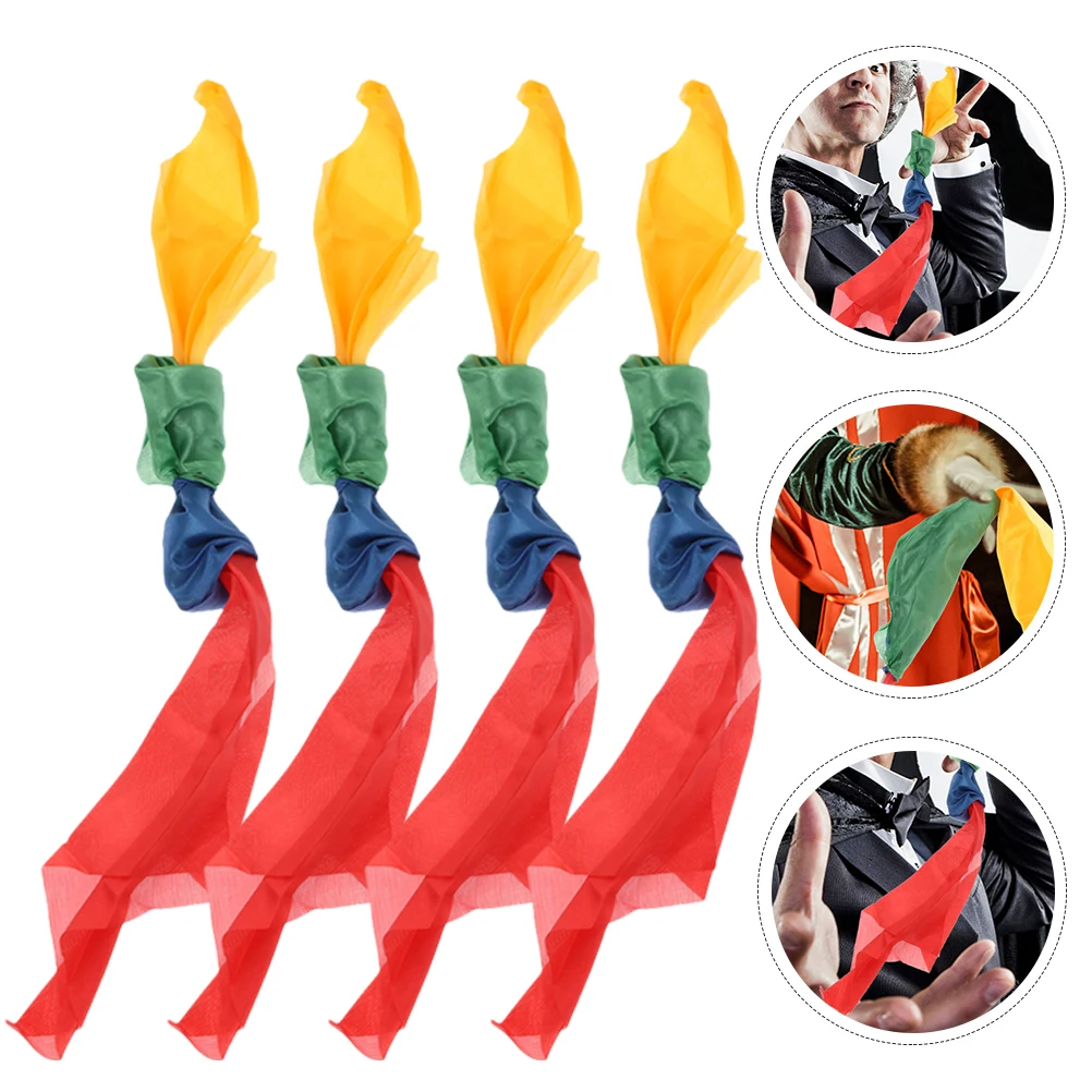 

8Pcs Color Change Magician Scarf Funny Play Scarves for Kids Party Prop Performance Trick Tool Stage Scarf Scarves for Kids Play