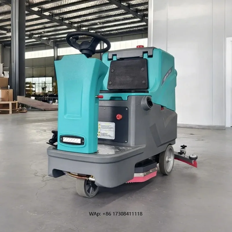 Ground Cleaning Machines with Patents - Rider-type Floor Scrubbers for Efficient Cleaning of Garage and Warehouse Floors
