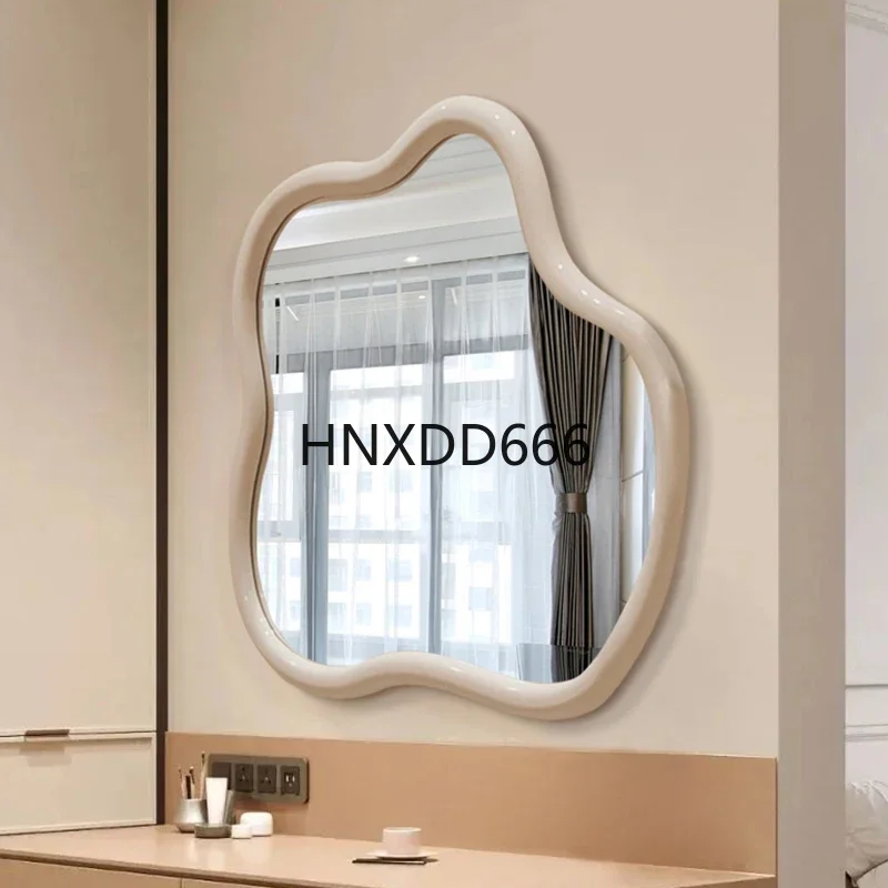 Wall Mirror with light Anti fog Bathroom vanity shaving shower mirror Smart bathroom European style irregular wall decoration