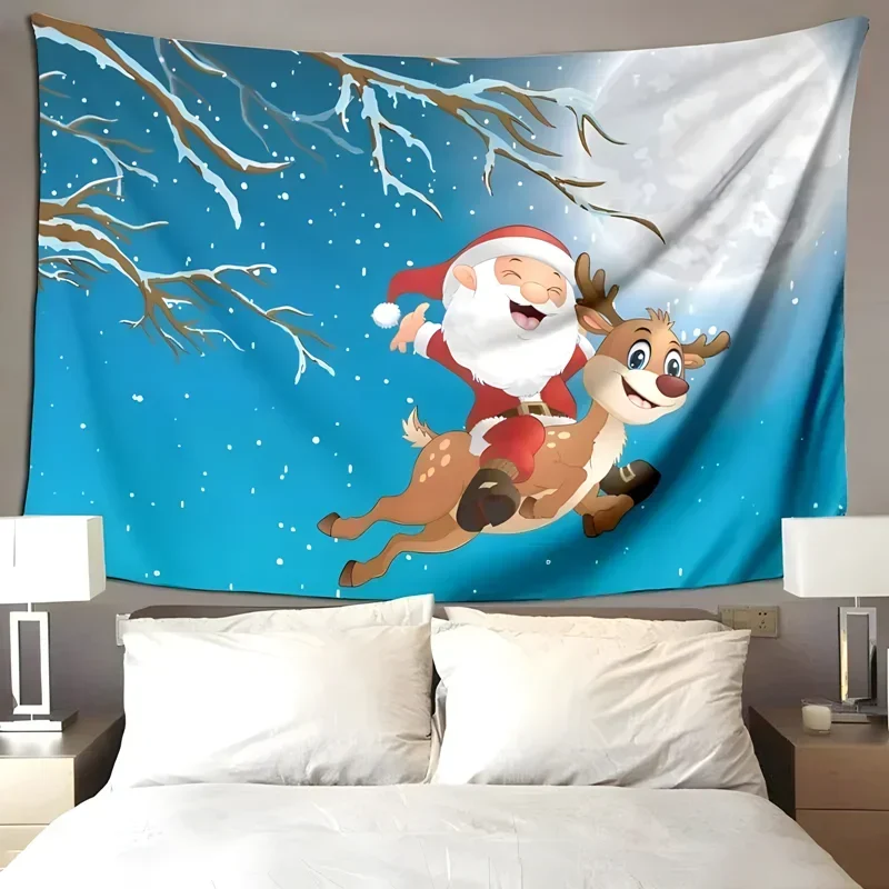 

Christmas tree snowman elk animal pattern blanket bedroom bed living room sofa soft and comfortable blanket birthday present