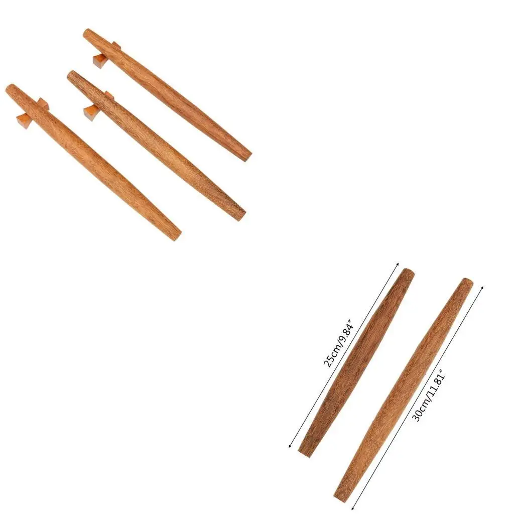 

G6KF Wooden French Rolling Pin for Baking Tapered Roller for Fondant Pie Crust Gift