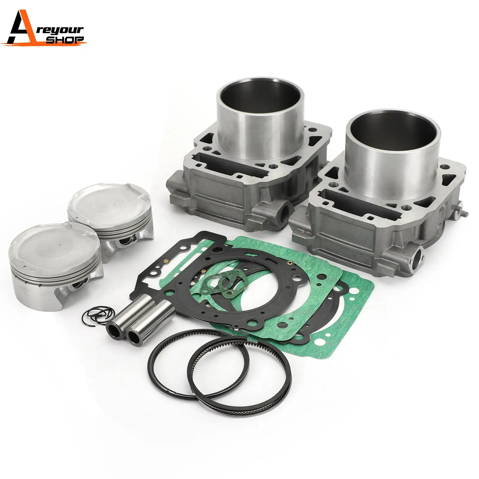 Areyourshop Cylinder Jug Piston Gaskets Kit For Can-Am BRP Commander 1000 / Max 2011-2017