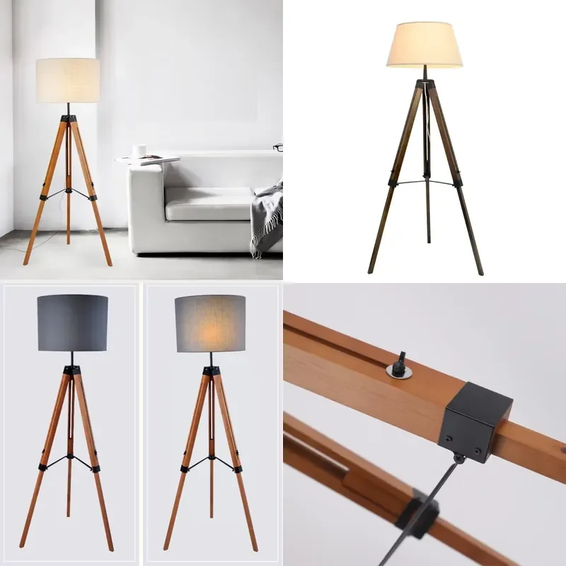 for  Vertical Floor Lamp Fabric   Saving Tripod  Light for Home Decor