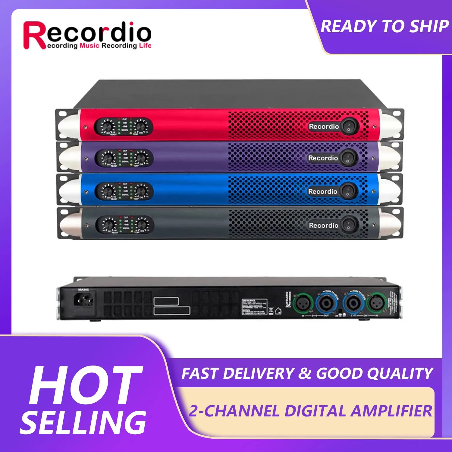 GAP-D1200 Professional 600W*2 power amp 2 channel m audio high power amplifier for Disco outdoor concerts