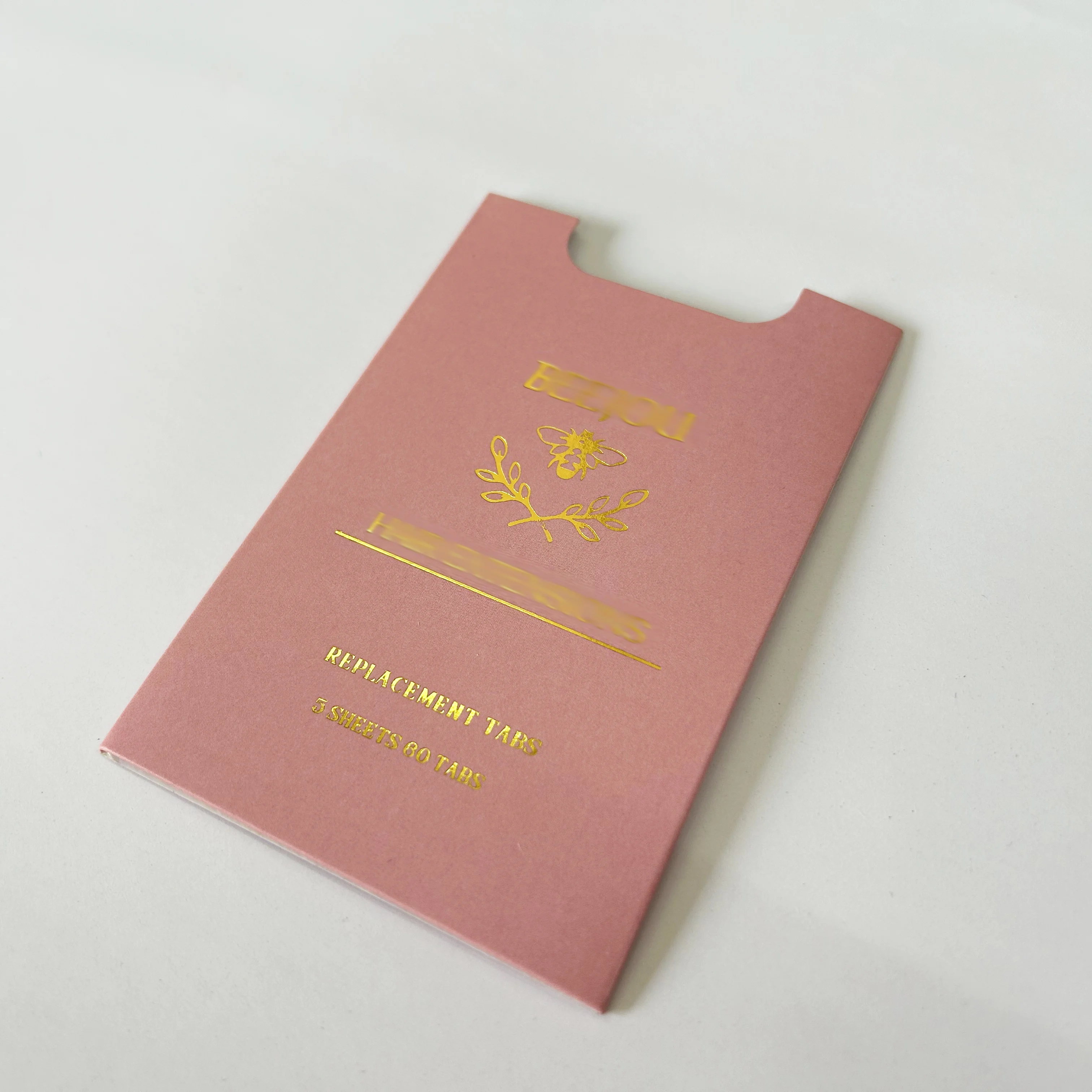 Hot stamping effect hotel room card holder, VIP card holder, customized color printing on small envelopes