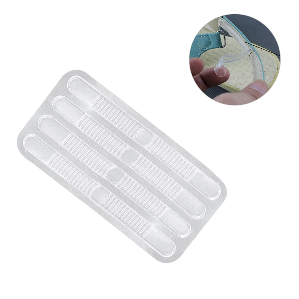 2pcs Adhesive Sling Anti Wear Shoe Strap Grip Invisible Shoe Cushion Grip Foot Protect Patch High Heel Adhesive Tape Care Tool