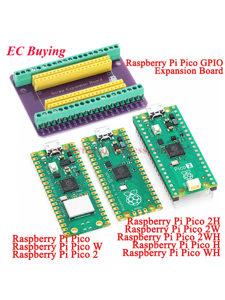 Raspberry Pi Pico 2 Pico W Pico WH Pico 2H H 2WH RP2040 RP2350 Bezprzewodowy moduł rozwojowy WiFi z rozszerzeniem GPIO MciroPython — zdjęcie produktu 7