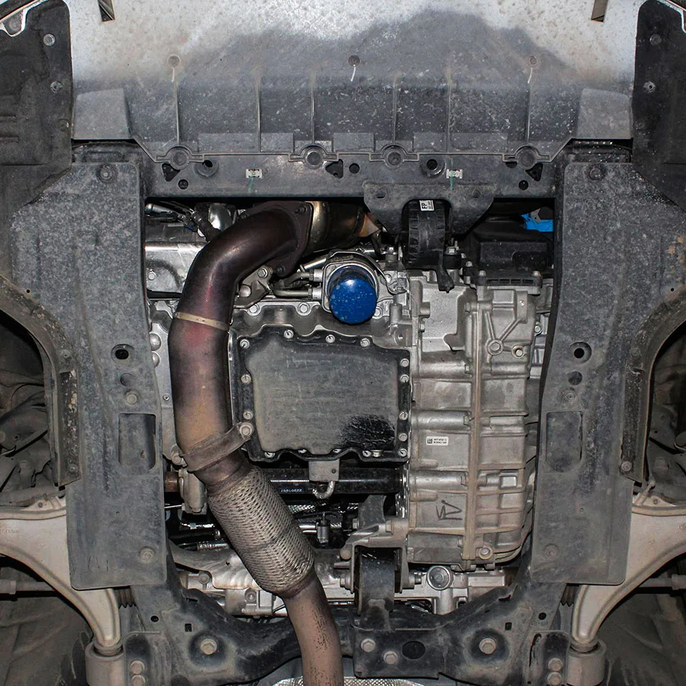 キャデラック XTS 2015-2019 2.0T 車用アクセサリー ブラック エンジンガード 泥除け ボード スプラッシュシールド マッドフェンダー プレート パネル