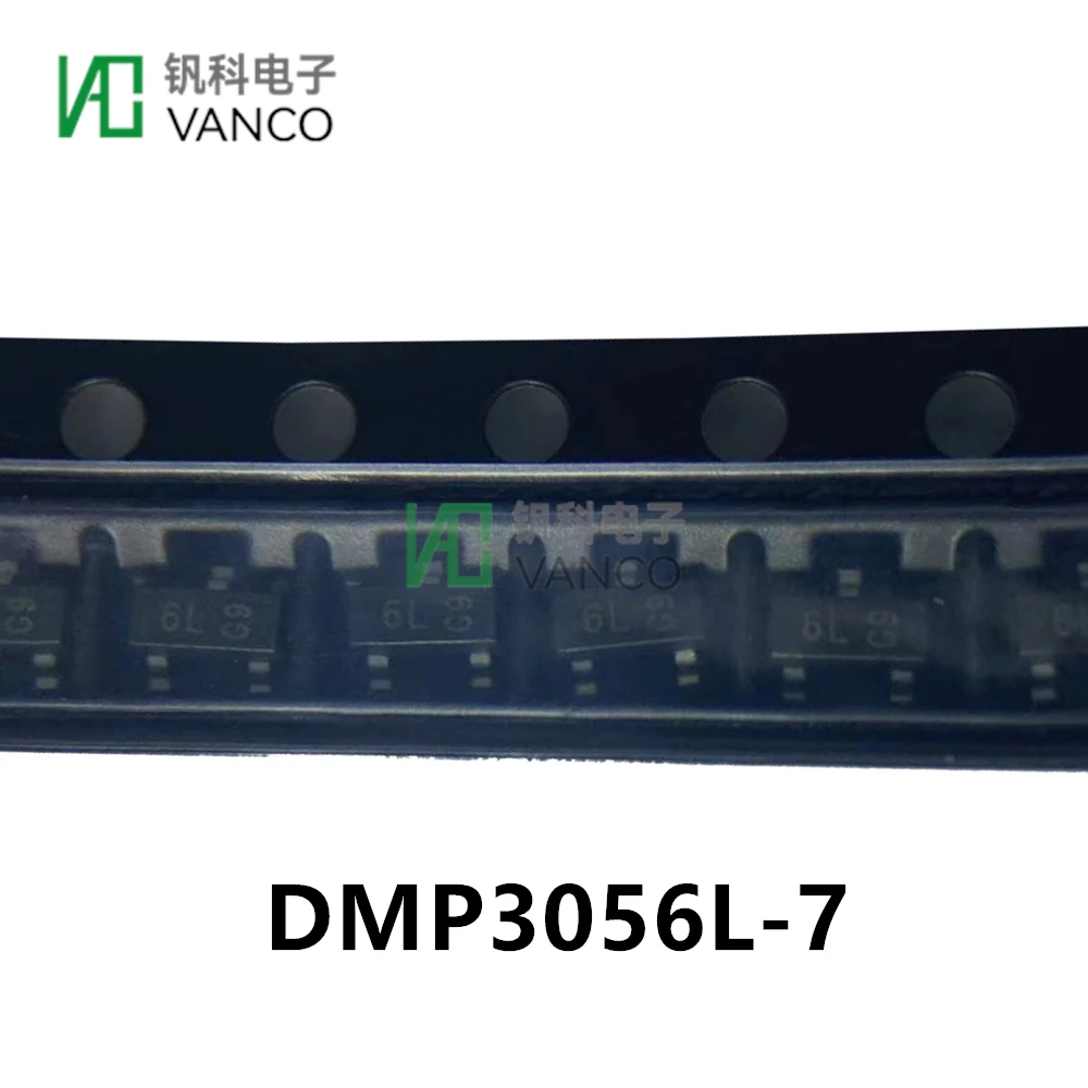 100Pcs DIODE Kit DMP3056L-7 MOSFET P-CH 30V 4.3A SOT23 Di Sctock