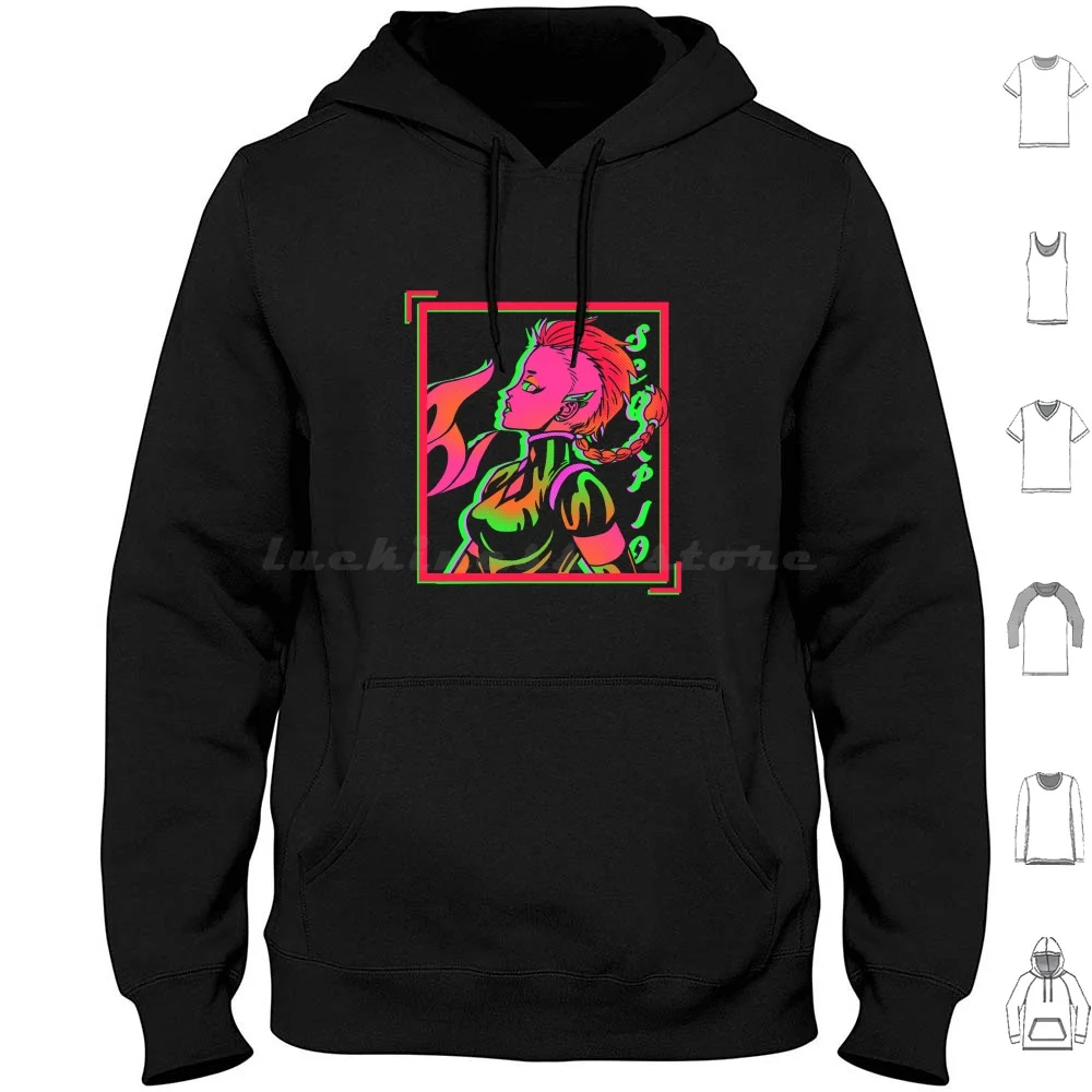 

Monstergalz-Scorpio Hoodies Long Sleeve Scorpio Zodiac Monster Girl